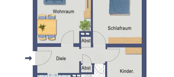 3-salle Appartement à Dusseldorf, Germany No. 65453 9