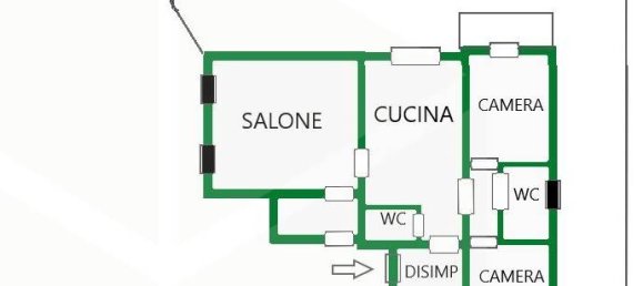 4 rooms Apartment in Naples, Italy No. 17794 2