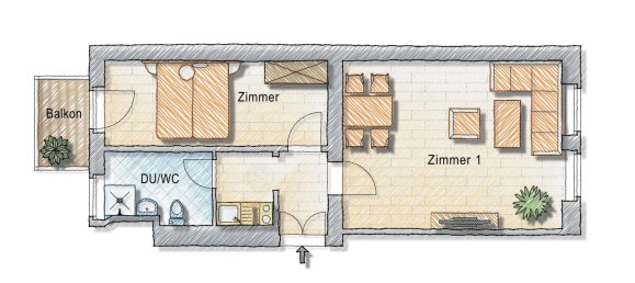 Apartamento de 2 divisões em Charlottenburg, Germany N.º 268389 15