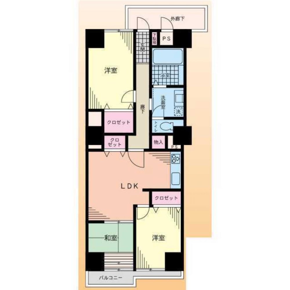 2 chambres Appartement à Saitama, Japan No. 1750