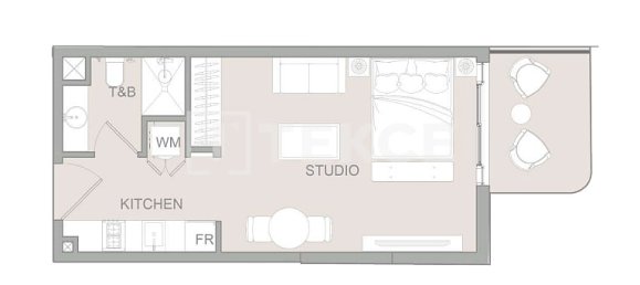 1 chambre appartement à vendre à Jumeirah Village Circle, Dubai, UAE № 68493 22
