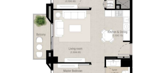 1 غرف نوم شقة في Town Square, UAE رقم 121369 4