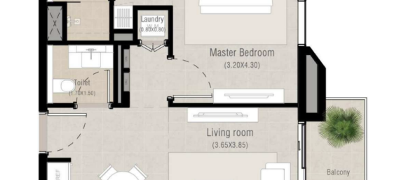 1 غرف نوم شقة في Town Square, UAE رقم 121369 3