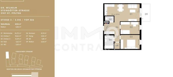 2 bedrooms Apartment in St. Polten, Austria No. 3525 10