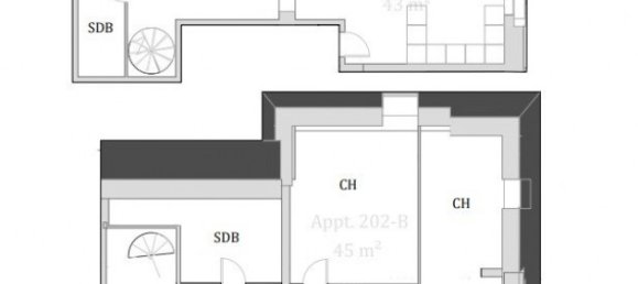 2 Schlafzimmer Wohnung in Indre-et-Loire, France, Nr. 92276 10