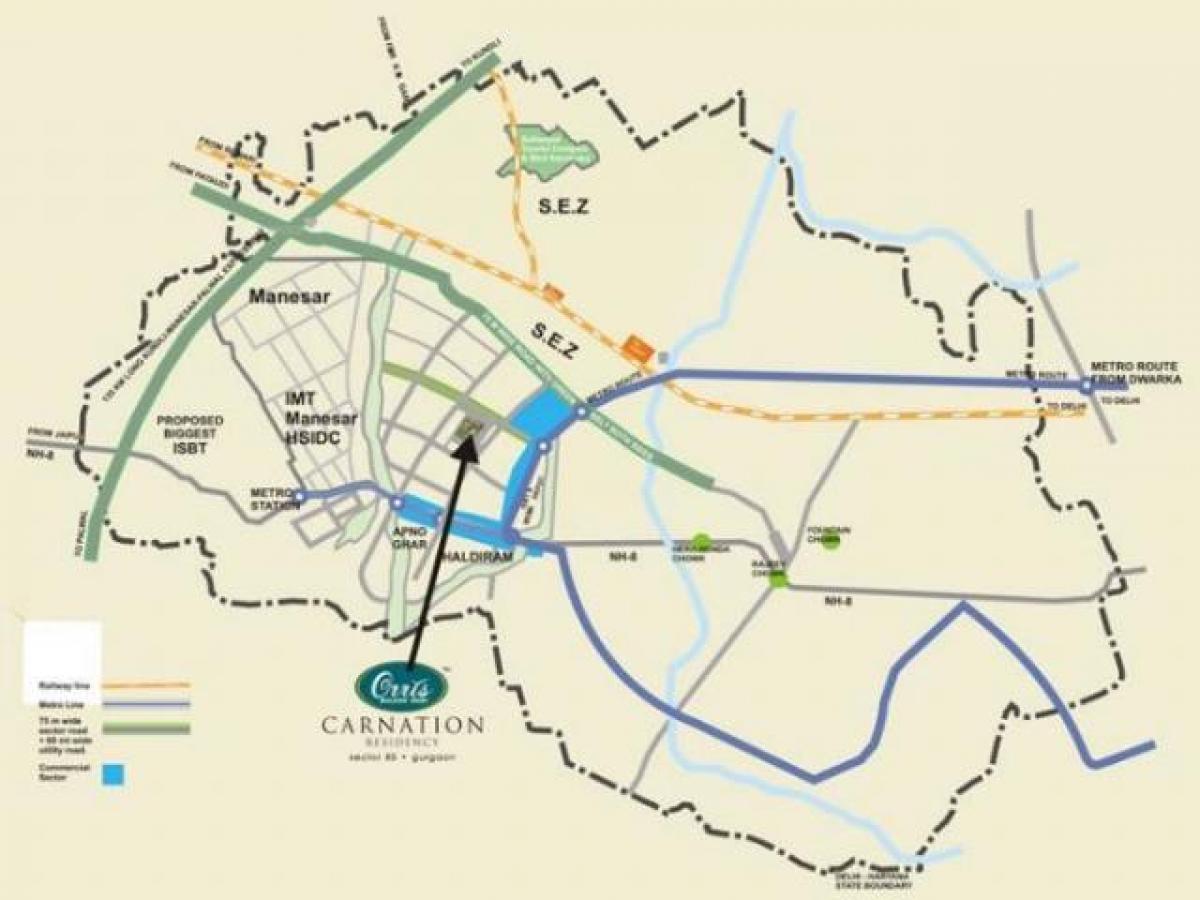 3 bedrooms House in Gurgaon, India No. 43186