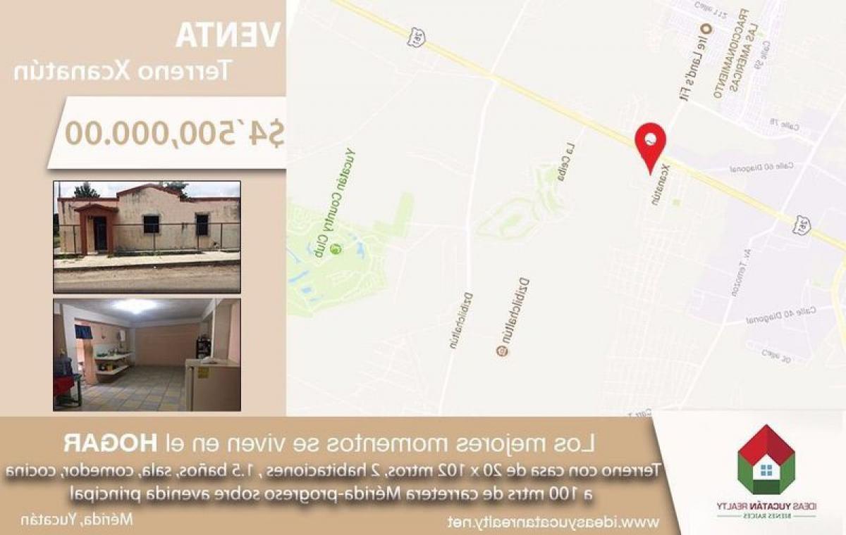 Terreno em Merida, Mexico N.º 127546