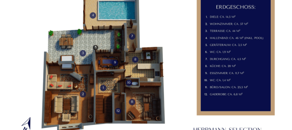 6غرفة فيلا في Perchtoldsdorf, Austria رقم 215309 33