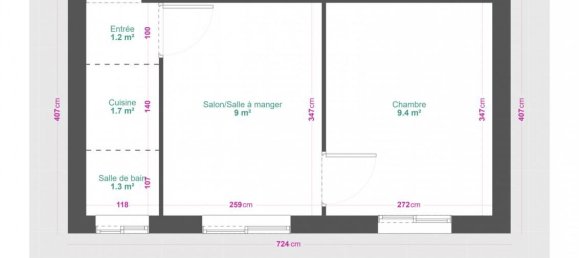 1 chambre Appartement à Paris, France No. 362729 4