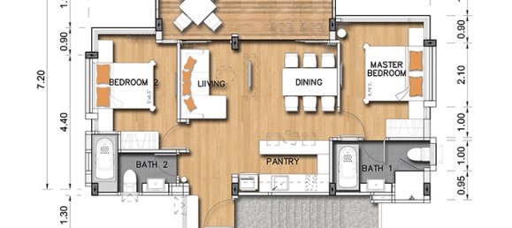 2 bedrooms Condo in Nai Yang, Thailand No. 30367 8