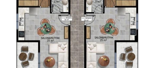 5 rooms Penthouse in Kargicak, Turkey No. 10083 3