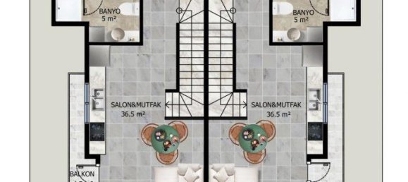 5 rooms Penthouse in Kargicak, Turkey No. 10083 5