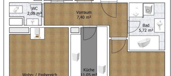 3-Zimmer Wohnung in Henndorf am Wallersee, Austria, Nr. 96674 12