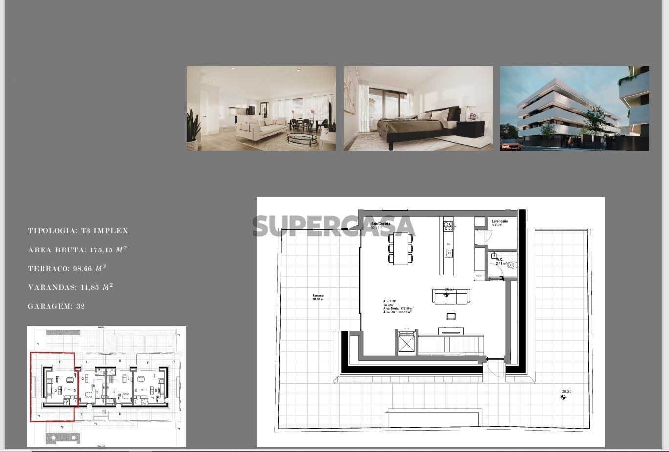 3 Schlafzimmer Wohnung in Aveiro, Portugal, Nr. 152995