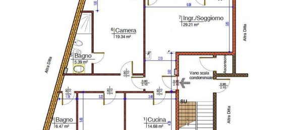 5غرفة شقة في Alba, Italy رقم 208817 22