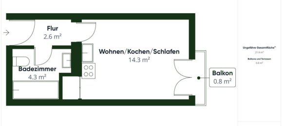 Studio in Innsbruck-Stadt, Austria No. 238363 6