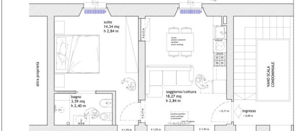 2 Schlafzimmer Wohnung in Milan, Italy, Nr. 364981 15