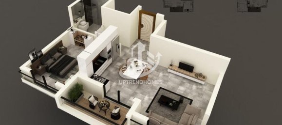 Apartment 1+1 in Mahmutlar, Turkey No. 4035 4
