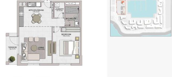 1 Schlafzimmer Wohnung in Jumeirah, UAE, Nr. 3233 14