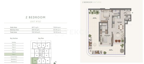 2 bedrooms Apartment for sale in Meydan, Dubai, UAE № 102643 22