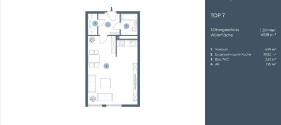 Студия в Веринг, Австрия № 149077 16