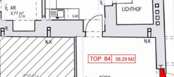 Büro in Rudolfsheim-Funfhaus, Austria 38m², Nr. 183607 11