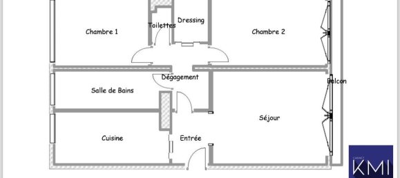 2 غرف نوم شقة في Les Lilas, France رقم 184282 22