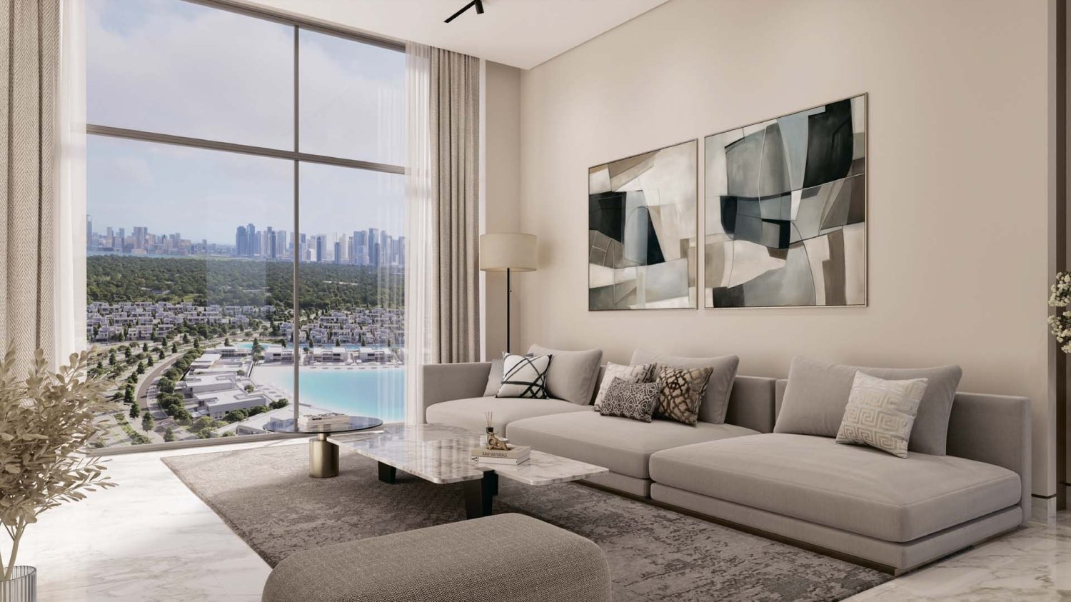 1.5 Schlafzimmer Wohnung in 340 RIVERSIDE CRESCENT, Nadd Al Sheba, UAE, Nr. 61431