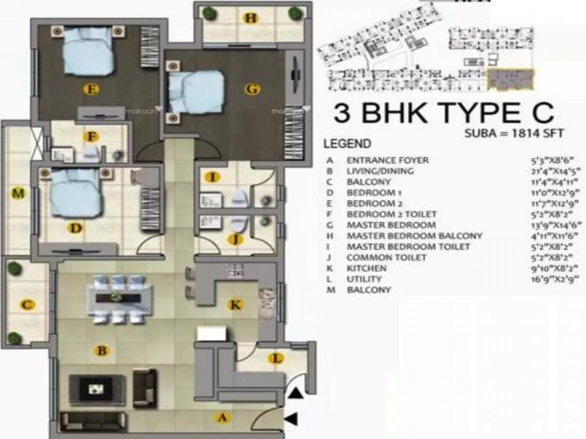3 bedrooms House in Bangalore, India No. 44713