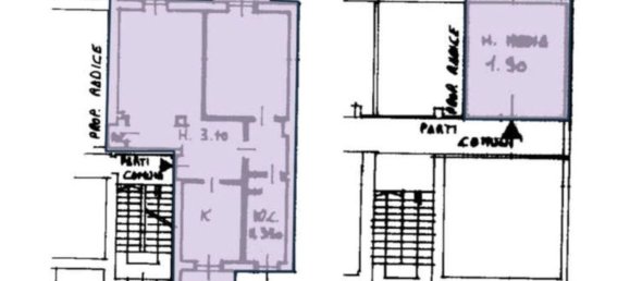 3-Zimmer Wohnung in Milan, Italy, Nr. 245422 20