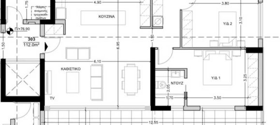 2 Schlafzimmer Wohnung in Germasogeia, Cyprus, Nr. 14973 2
