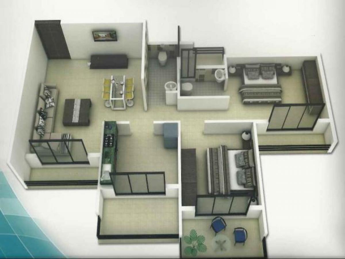 Casa de 2 dormitorios en Mumbai, India No. 54855