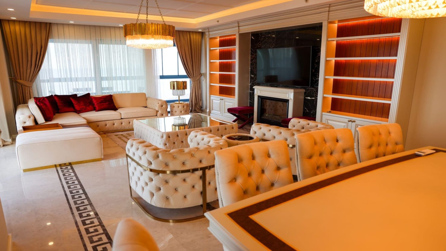 Квартира 4+1 в Marin City, Йомра, Турция № 37091