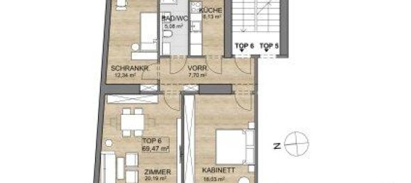 3 rooms Apartment in Wahring, Austria No. 262018 34