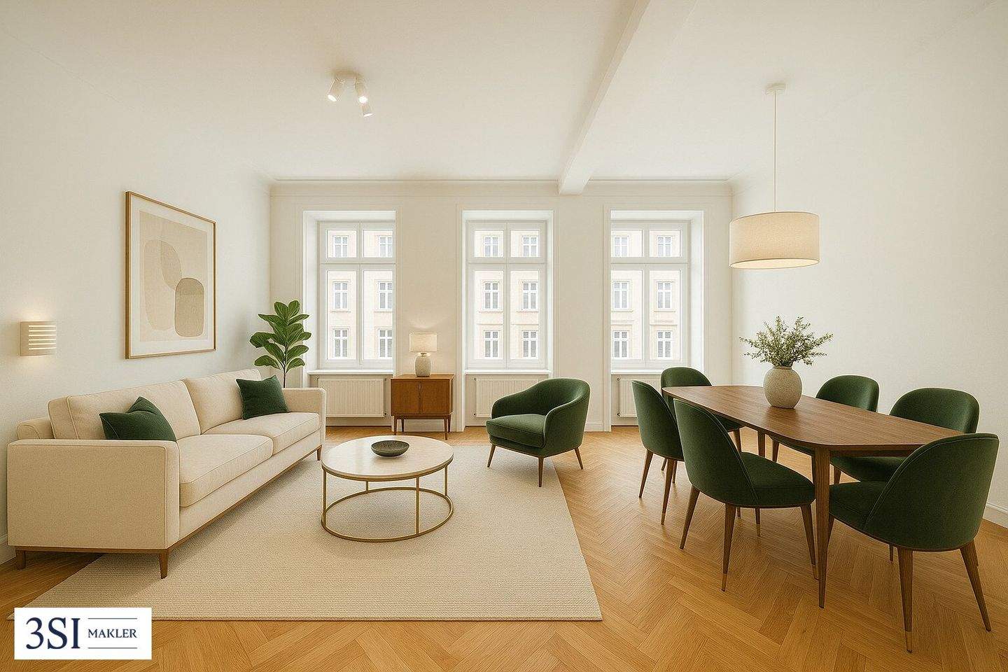 Квартира с 3 комнатами в Пенцинг, Австрия № 161779