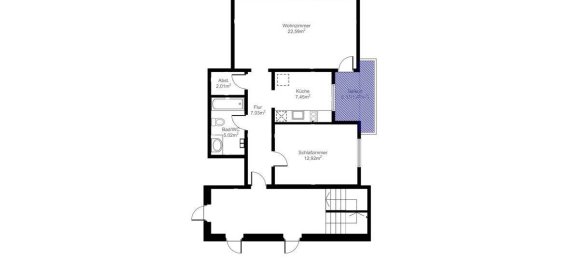 1 Schlafzimmer Wohnung in Bremen, Germany, Nr. 55762 12