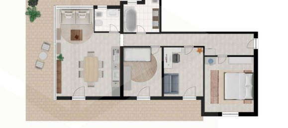 3غرفة شقة في Pomigliano d'Arco, Italy رقم 22048 24