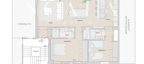 2 Schlafzimmer Wohnung in Madrid, Spain, Nr. 124649 18