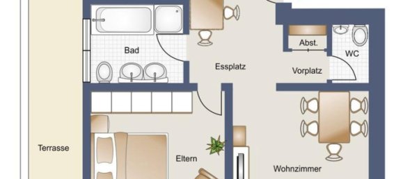 2 غرف نوم شقة في Rems-Murr-Kreis, Germany رقم 66645 15