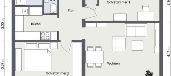 2 Schlafzimmer Wohnung in Calw, Germany, Nr. 256209 18
