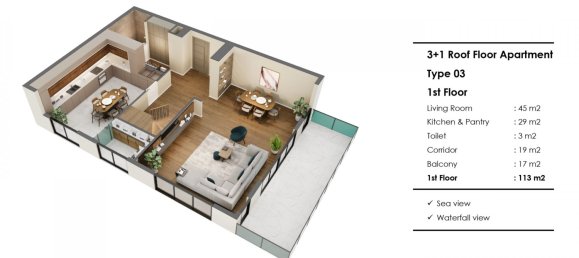 Apartamento de 2 divisões em Muratpasa, Turkey N.º 32391 20