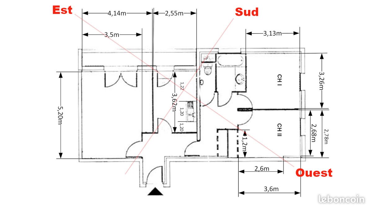 2 chambres Appartement à Bordeaux, France No. 340134