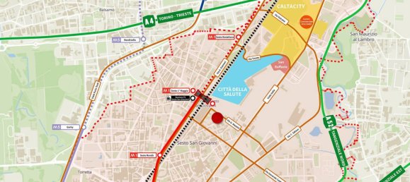 1 غرف نوم شقة في Sesto San Giovanni, Italy رقم 341928 24