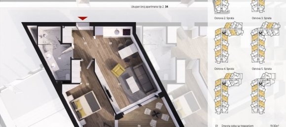 Apartamento de 1 dormitorio en Budva, Montenegro No. 92 9