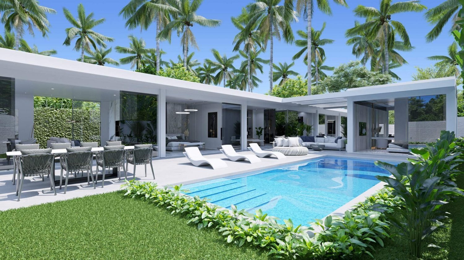 Villa de 3 dormitorios en Dharma Residence, Canggu, Indonesia No. 2245