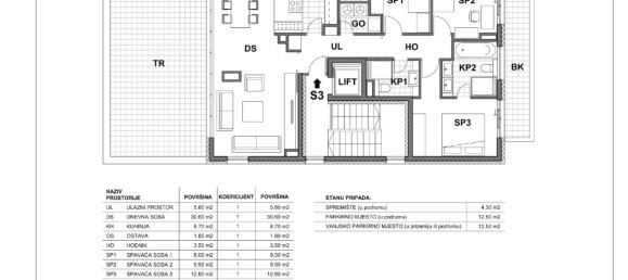 Penthouse T3 em City of Zagreb, Croatia N.º 147 9