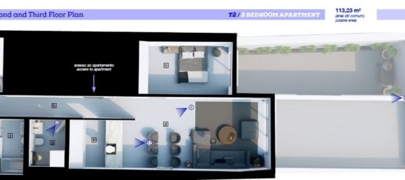 Квартира с 3 спальнями в Лиссабон, Португалия № 12706 14