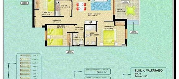 Apartamento T2 em Marina d'Or, Spain N.º 155165 2
