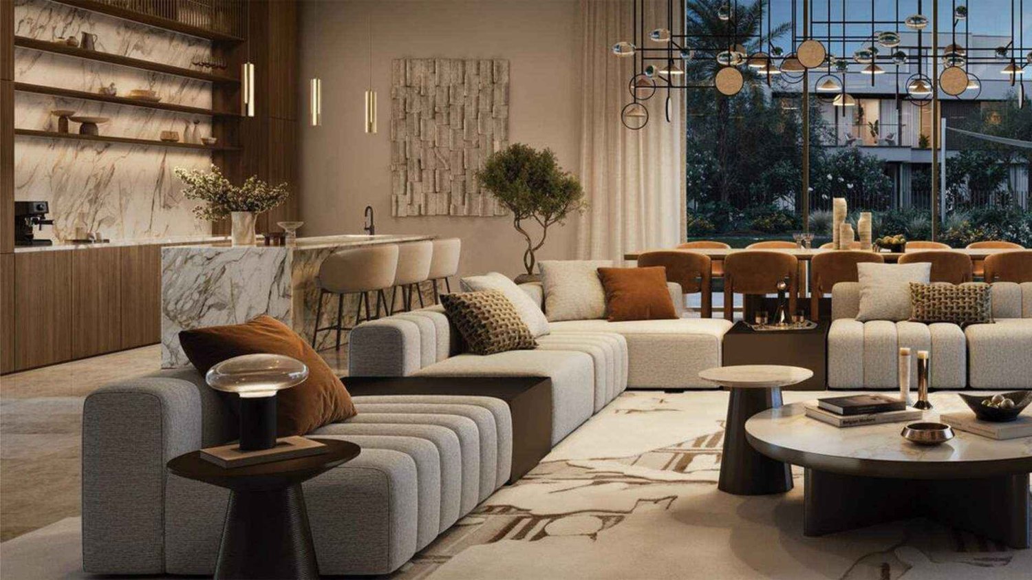 Вилла с 6 спальнями в The Oasis Address, Дубай, ОАЭ № 64654