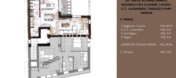 3 bedrooms Duplex in Castelfranco Veneto, Italy No. 54248 16